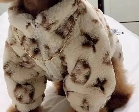Fleece Pet Coat - Warm Autumn/Winter Outfit for Small/Medium Dogs & Cats