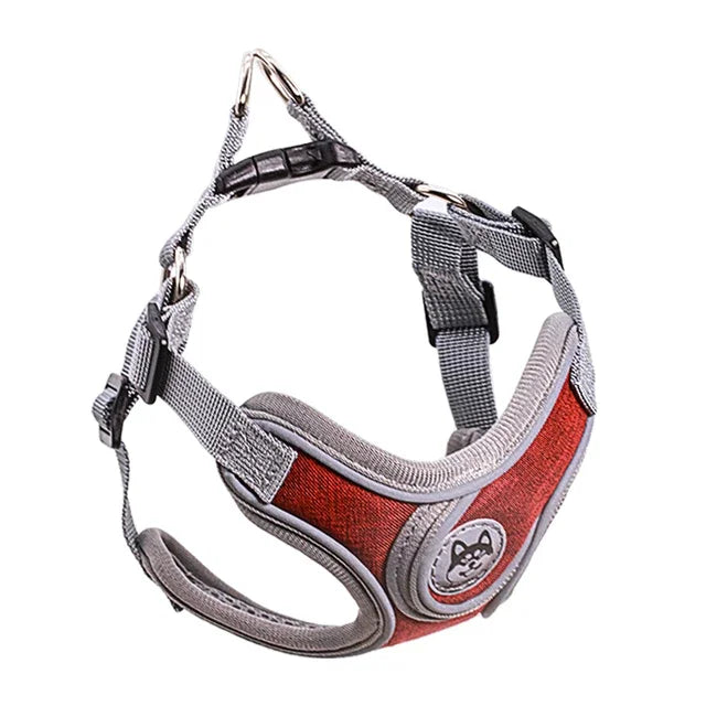 Dog Harness Vest Reflective Small Dog Leash Collar For Terrier Schnauzer Pet Cat Dog Walking Training Supplies Pet Dog Harness