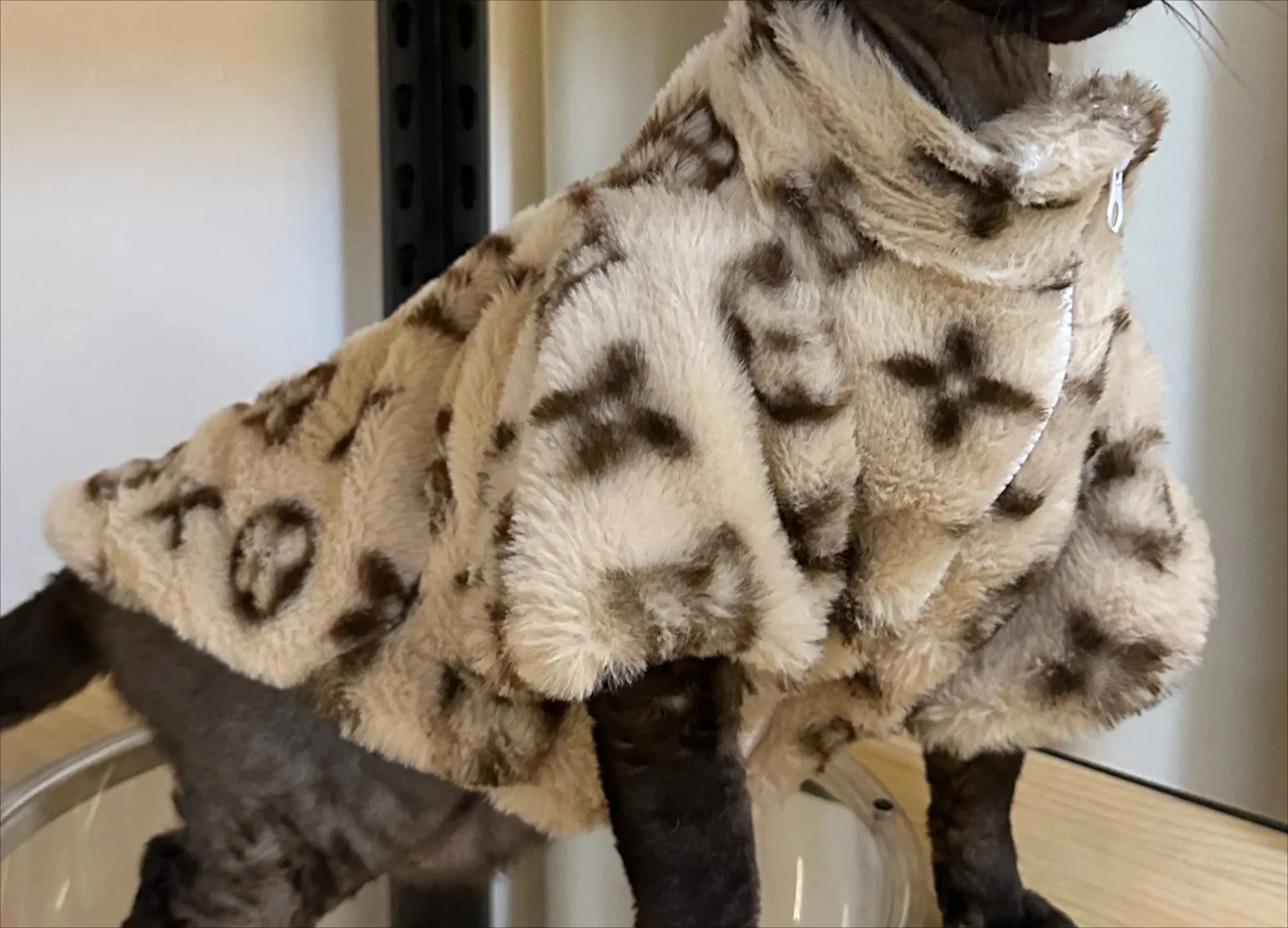 Fleece Pet Coat - Warm Autumn/Winter Outfit for Small/Medium Dogs & Cats