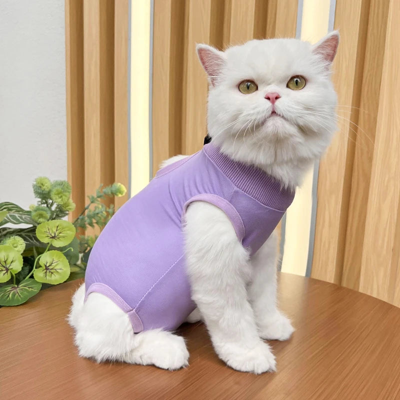 Cats Surgery Recovery Suit for Small Medium Dog Cat Vest  Pet Shirt Soft Pajama After Surgery Wear Recovery Clothes Anti Licking