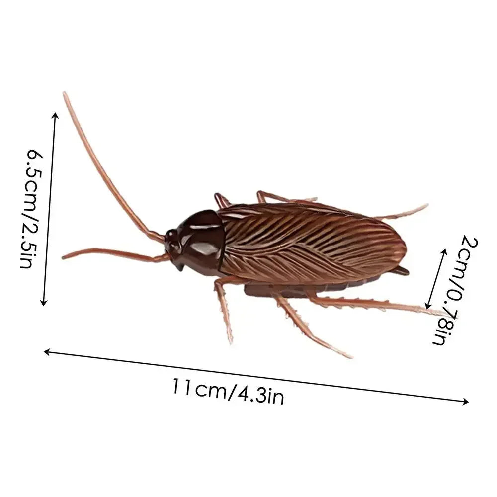 Pet Interactive Electric Cockroach Spider Cat Toy Battery Operated Vibration Pet Insect Playing Toy Holloween Joke Gifts