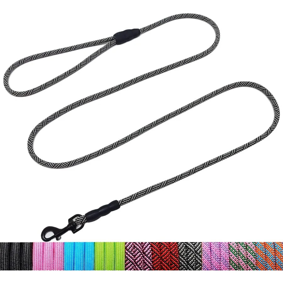 5 ft Puppy Leash for Small Dogs 1 4" Thin Rope Dog Leash with Easy to Use Hook Strong Lightweight for Chihuahua Yorkie Toy Bree
