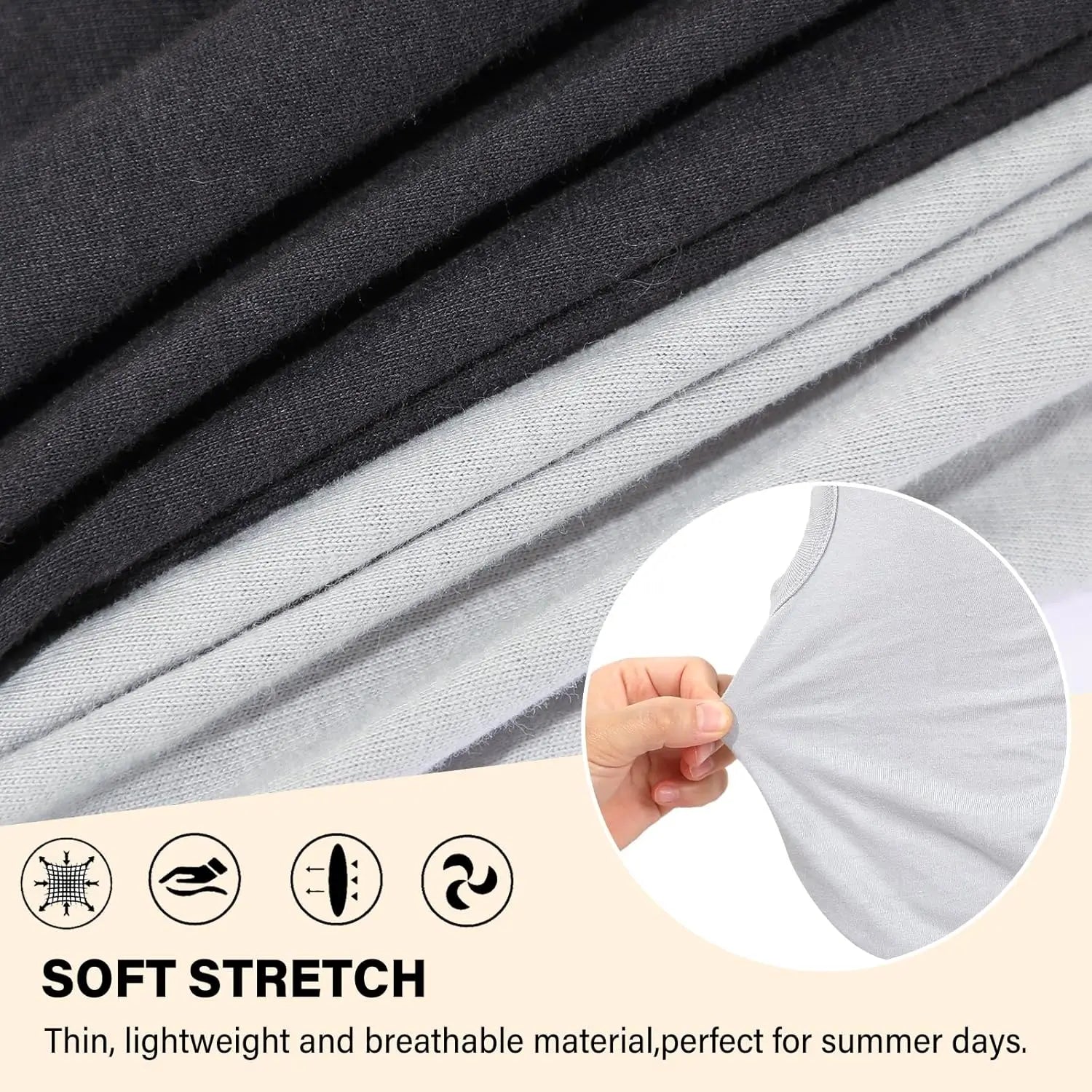 2-Pack Soft Dog Shirts – Solid Color Pet Clothes for Small Dogs & Cats, Spring & Summer Lightweight Outfits