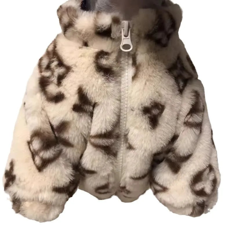 Fleece Pet Coat - Warm Autumn/Winter Outfit for Small/Medium Dogs & Cats