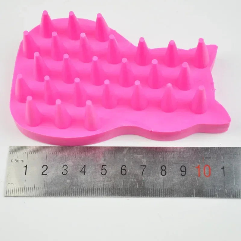 Dog Brush Shedding Short Hair Cat Massage Fur Grooming Massaging Brush Bathing Pets Washing Comb Cleaning Pet Grooming Tool