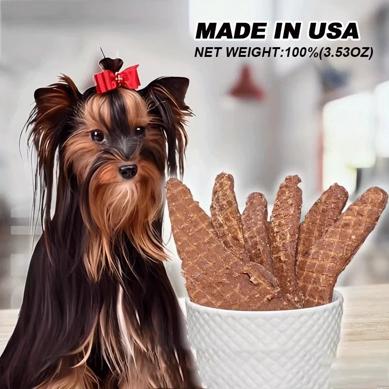 Dog Food Snacks Delicious Beef Jerky/Duck Jerky/Chicken Sweet Potato Sticks/Turkey Meatballs/Dried Salmon Pet Food for Dogs