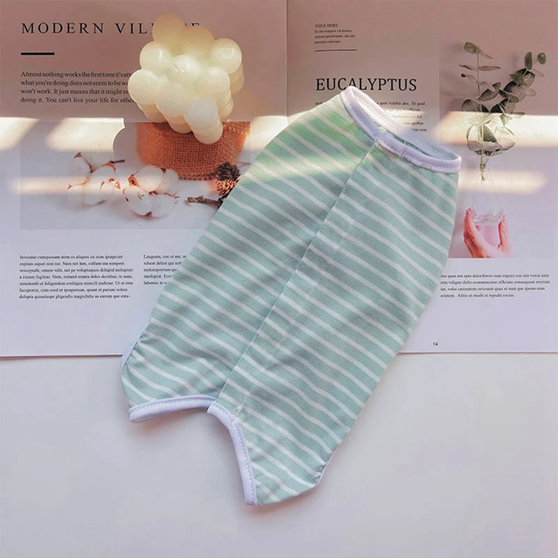 Pet Post-Surgery Anti-Licking Recovery Suit - Abdominal Wound Protector for Cats & Dogs