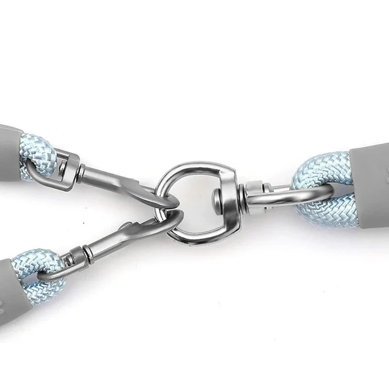 150cm/59.06in Strong Dog Leash Pet Dual Dog Leash Soft Handle Puppy Leash for Small Medium Large Dogs Dog Accessories