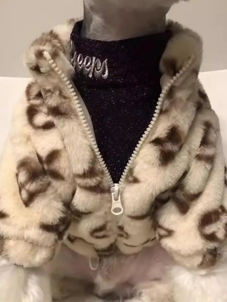 Fleece Pet Coat - Warm Autumn/Winter Outfit for Small/Medium Dogs & Cats