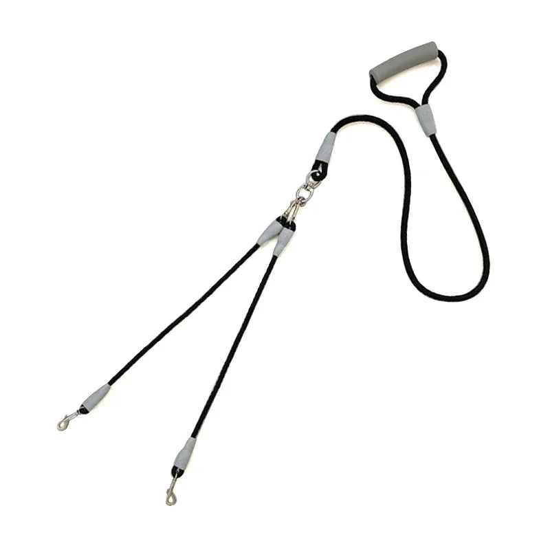 150cm/59.06in Strong Dog Leash Pet Dual Dog Leash Soft Handle Puppy Leash for Small Medium Large Dogs Dog Accessories